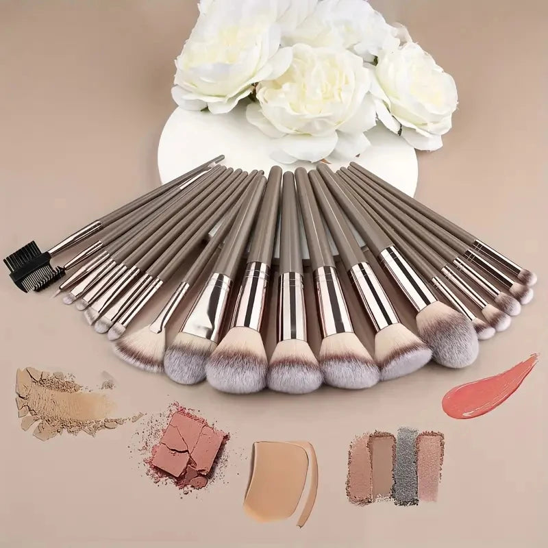 10-20Pcs Premium Makeup Brushes Set Super Soft detail Blush Highlighter Foundation Concealer Eyeshadow Brush Women Beauty Tool