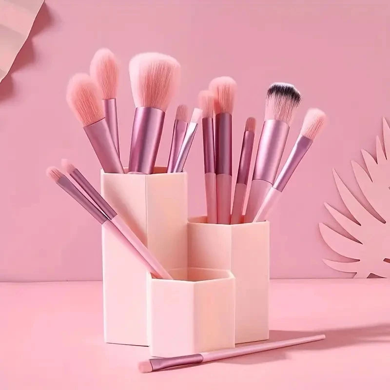 13PCS Soft Fluffy Makeup Brushes Set Premium Eye Shadow Foundation Women Cosmetic Brush Eyeshadow Blush Beauty Make Up Tools